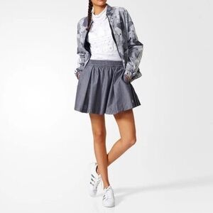 Adidas Skirt Size Small Three Stripe Legend Ink Blue Mini Streetwear New NWT